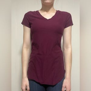 Burgundy T-shirt